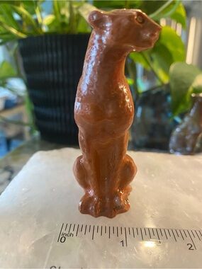 Carnelian Leopard Figurine